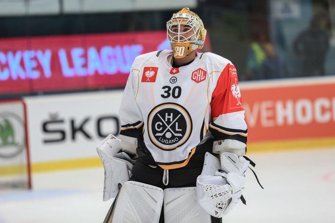 Hokejová Liga mistrů 2018/19: HC Škoda Plzeň - HC Lugano: Elvis Merzlikins