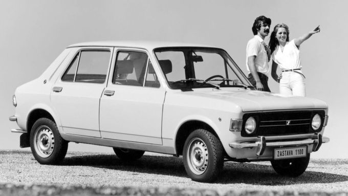 Výroba Zastavy 101, na exportních trzích 1100, začala na podzim roku 1971.