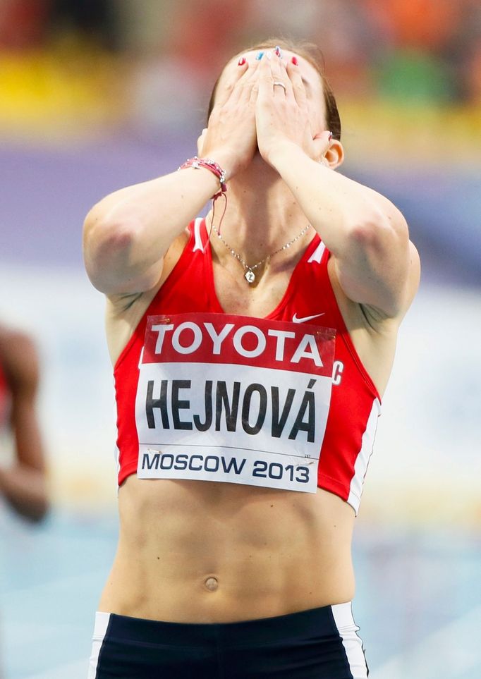 MS v atletice 2013, 400 m, přek. - finále: Zuzana Hejnová