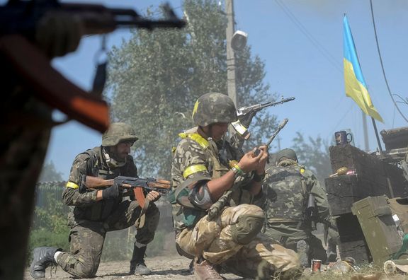 Fotografie ukrajinských vojáků z bitvy o Ilovajsk, srpen 2014.