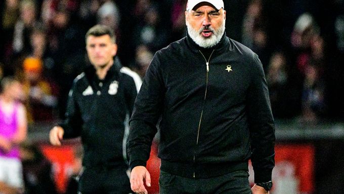 Jindřich Trpišovský v derby se Spartou