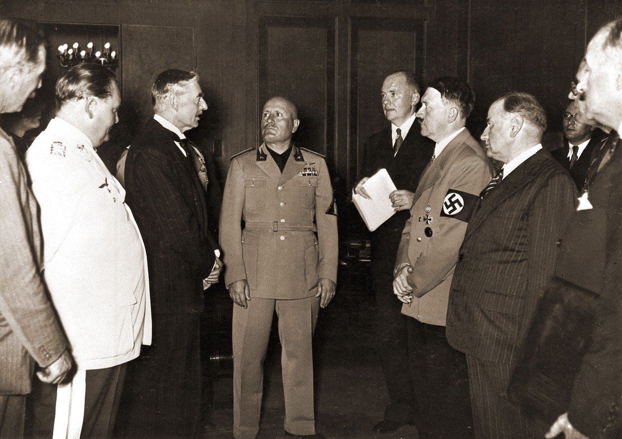 Переговоры гитлера. Мюнхенский пакт 1938.