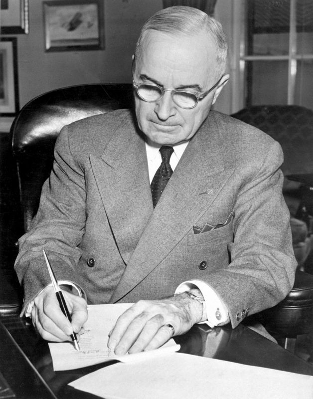 Harry S. Truman.