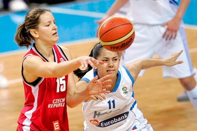 vítečková Liouraová řecko česko basketbal