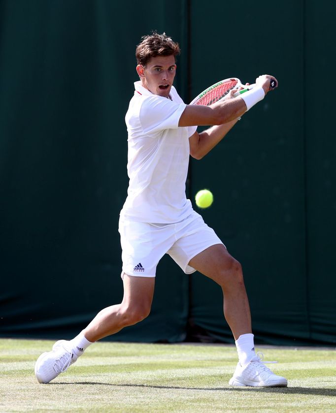 Dominic Thiem na Wimbledonu 2018