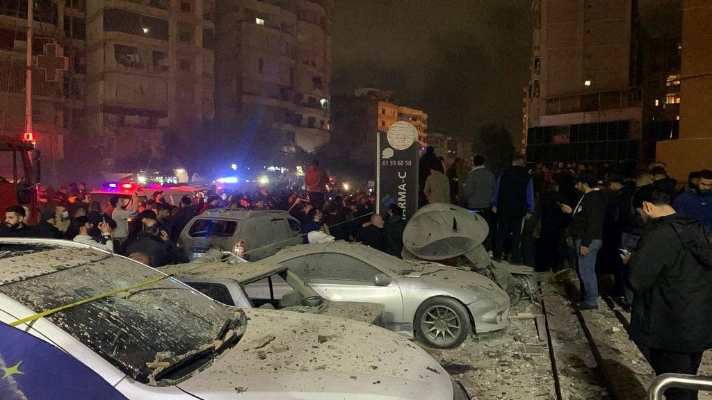 Při útoku izraelského dronu v Bejrútu zahynuli čtyři lidé.