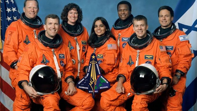 Posádka mise STS-107. O hrozícím nebezpečí do poslední chvíle nevěděla.