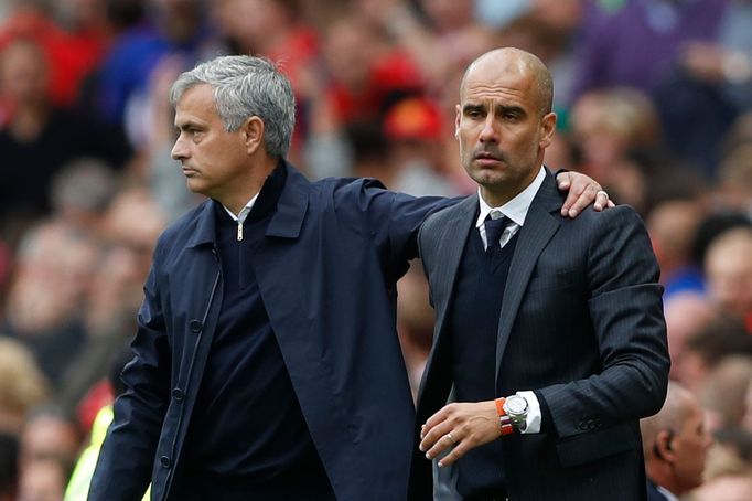 PL, Manchester United-Manchester City: José Mourinho a Pep Guardiola