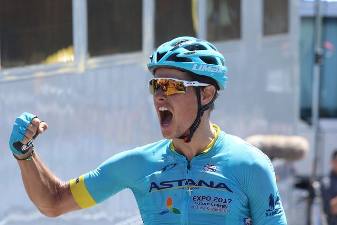 Jakob Fuglsang  z týmu Astana.