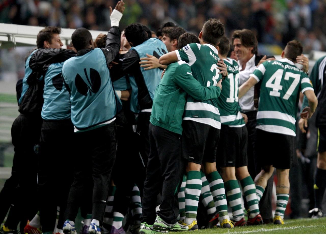 Evropská liga: Sporting Lisabon - Manchester City (radost)