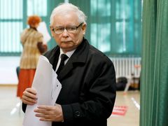 Předseda polské strany Právo a spravedlnost Jaroslaw Kaczynski.