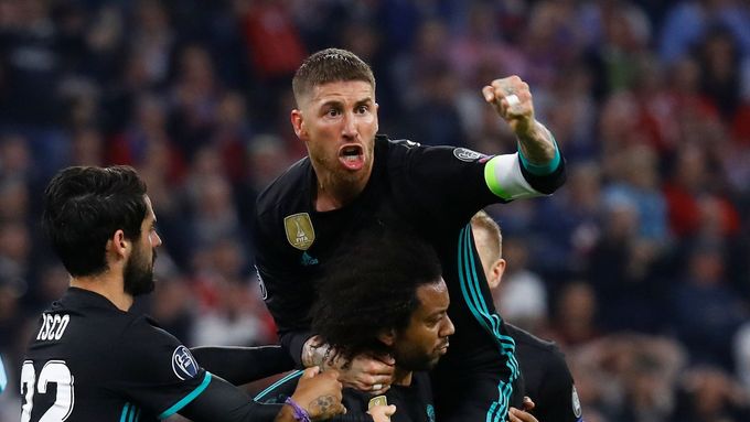 Sergio Ramos a Marcelo ve víru oslav první branky Realu Madrid