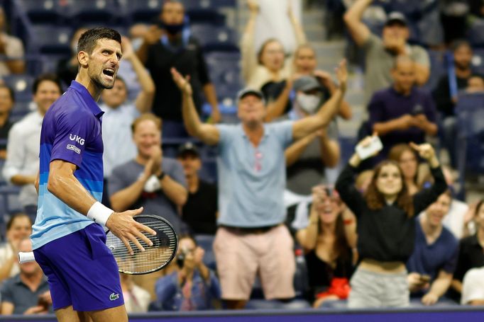 US Open 2021, čtvrtfinále, Novak Djokovič