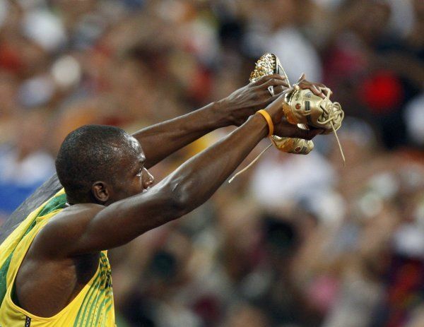 Usain Bolt a zlaté tretry