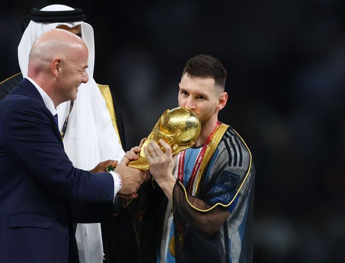 Finále MS ve fotbale 2022, Argentina - Francie: Lionel Messi.