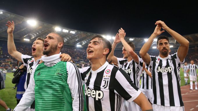 Radost fotbalistů Juventusu