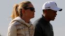 Lindsey Vonnová a Tiger Woods na British Open 2013