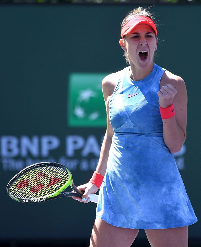 Belinda Bencicová na turnaji v Indian Wells 2019