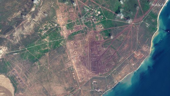 Snímek ruské základny na Krymu.