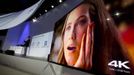 A Sony 85-inch Bravia XBR-X950B 4K television plays video after being unveiled during a Sony news conference at the Consumer Electronics Show (CES), in Las Vegas, Nevada,