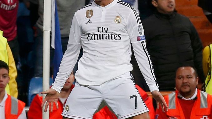 Cristiano Ronaldo, hvězda Realu Madrid.