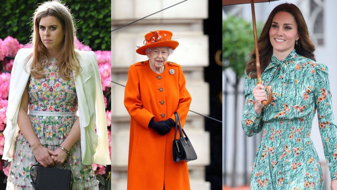 Princezna Beatrice, královna Alžběta II. a vévodkyně z Cambridge.