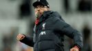 Soccer Football - Premier League - West Ham United v Liverpool - London Stadium, London, Britain - January 29, 2020   Liverpool manager Juergen Klopp celebrates after the