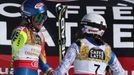 MS 2017, slalom Ž:  Mikaela Shiffrinová a Wendy Holdenerová