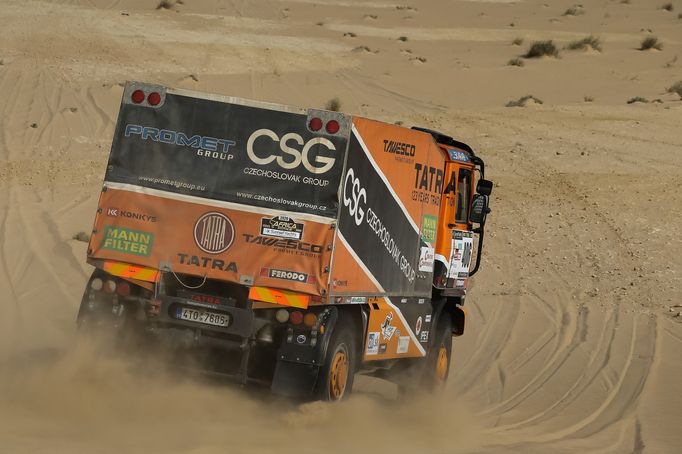 Tomáš Tomeček v Tatře 815 na Africa Eco Race 2020