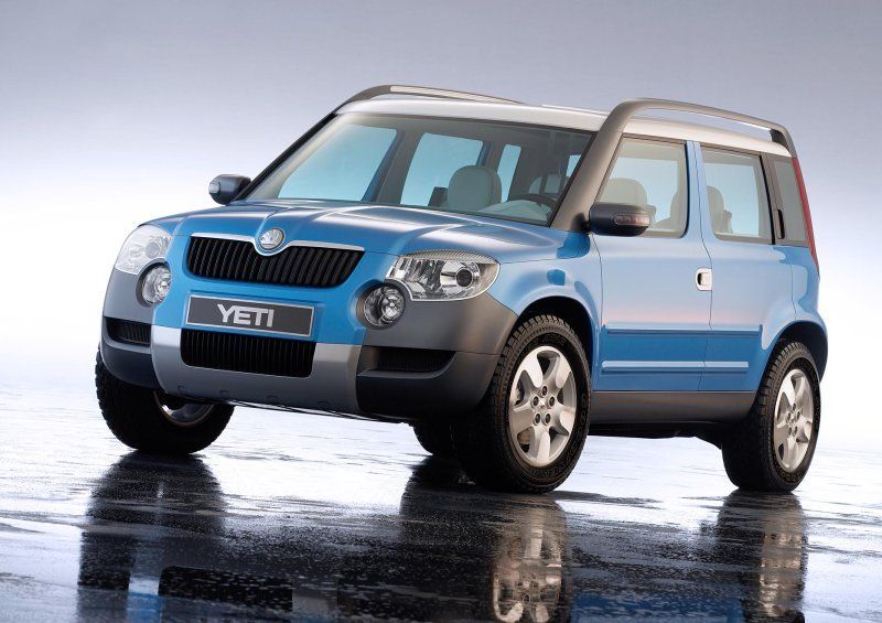 Škoda Yeti - modrá verze