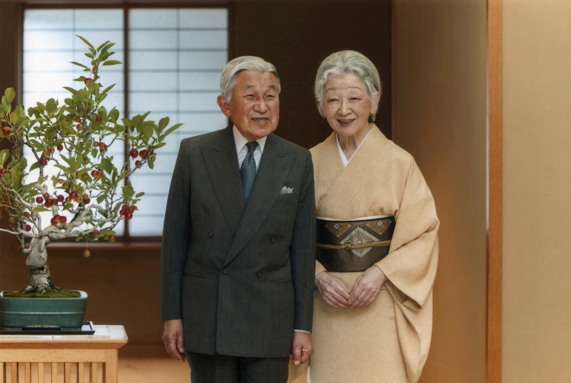 Japonský císař Akihito se svou ženou Mičiko.