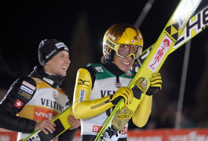 SP Ruka: Simon Ammann a Noriaki Kasai