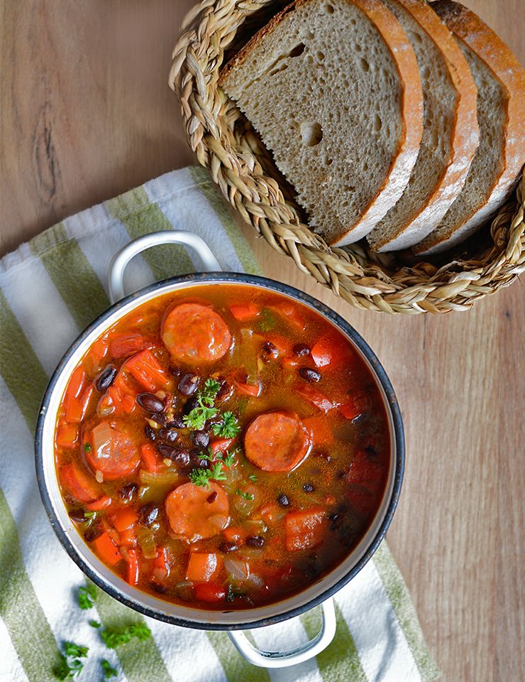 BLOG Češka z Česka: Pikantní fazolová polévka