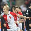 EPL, Slavia-Plzeň: Michal Frydrych slaví vítězný gól Salvie