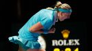 Petra Kvitova of the Czech Republic celebrates winning the first set against Maria Sharapova of Russia during their WTA Finals singles tennis match at the Singapore Indoo