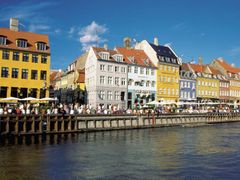 nábřeží Nyhavn v Kodani, Dánsko