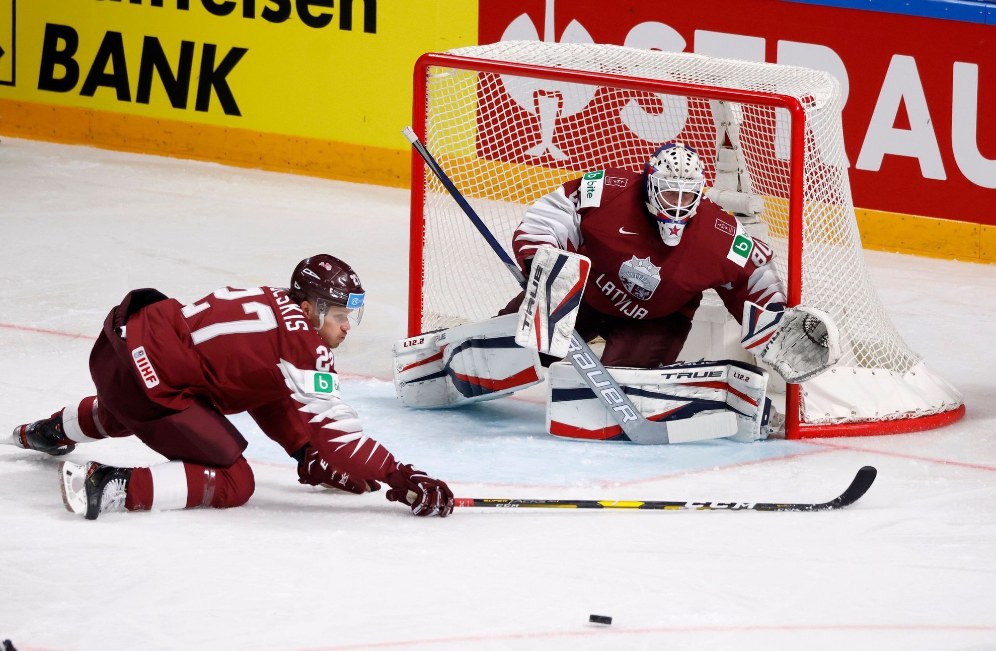 IIHF World Ice Hockey Championship 2021 - Group B - Latvia v Kazakhstan