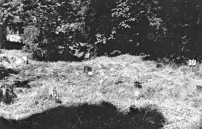 Hromadná jáma na Ďáblickém hřbitově, kam StB pohodila Toufarovo tělo.