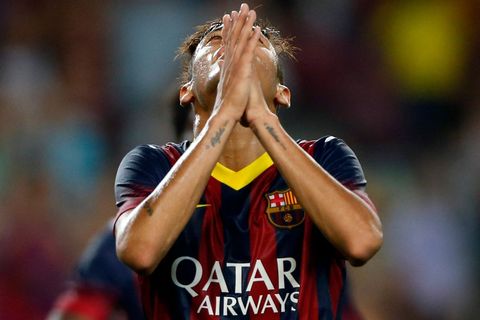 Fotbal, Barcelona - Santos: Neymar