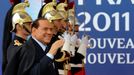 Italský premiér Silvio Berlusconi přijíždí do Cannes na summit G20.