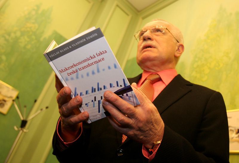 Václav Klaus a nová kniha