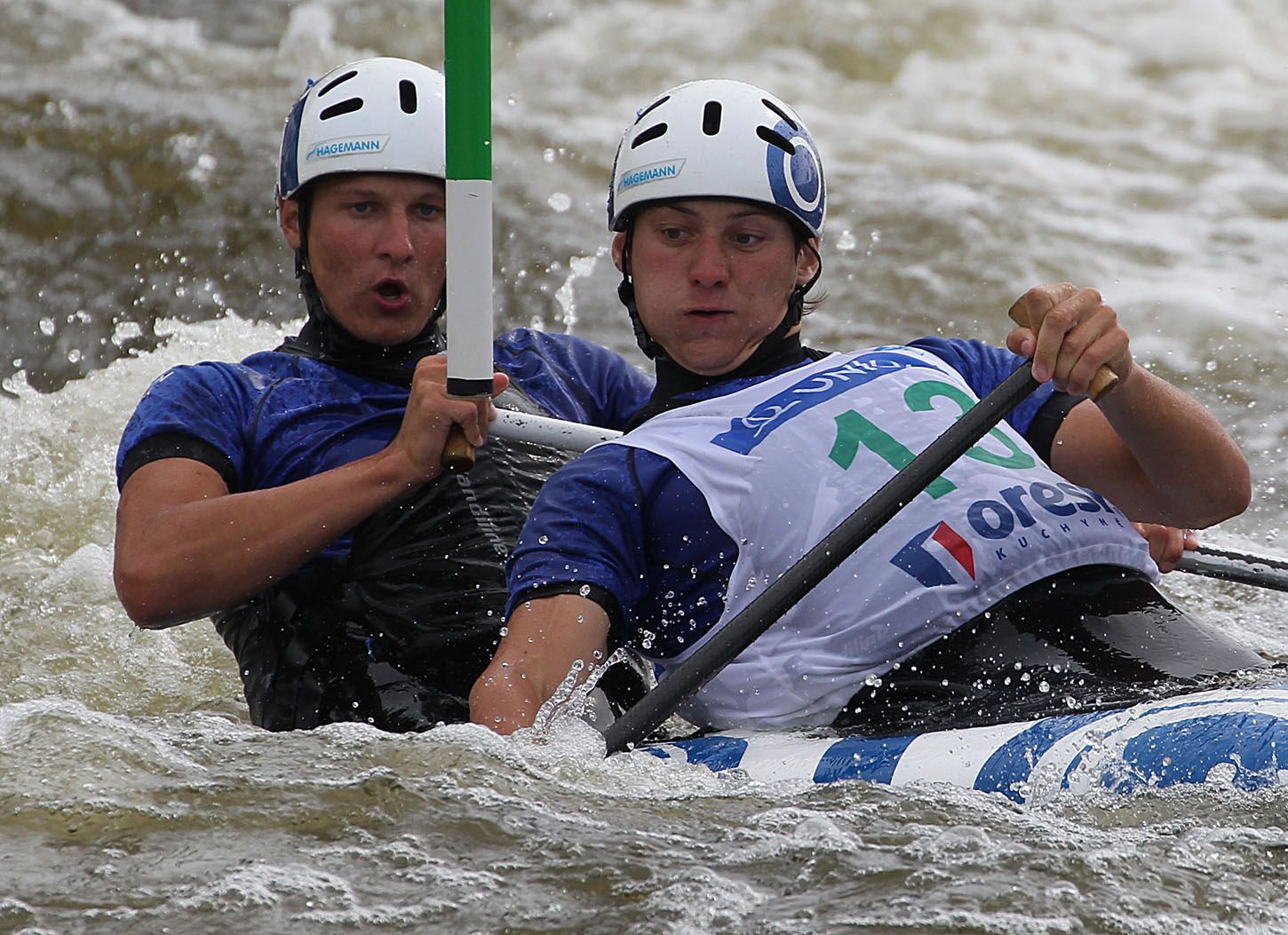 Vodní slalomáři na Světovém poháru 2012 v pražské Troji.
