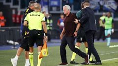 José Mourinho v Serii A, utkání AS Řím - Atalanta