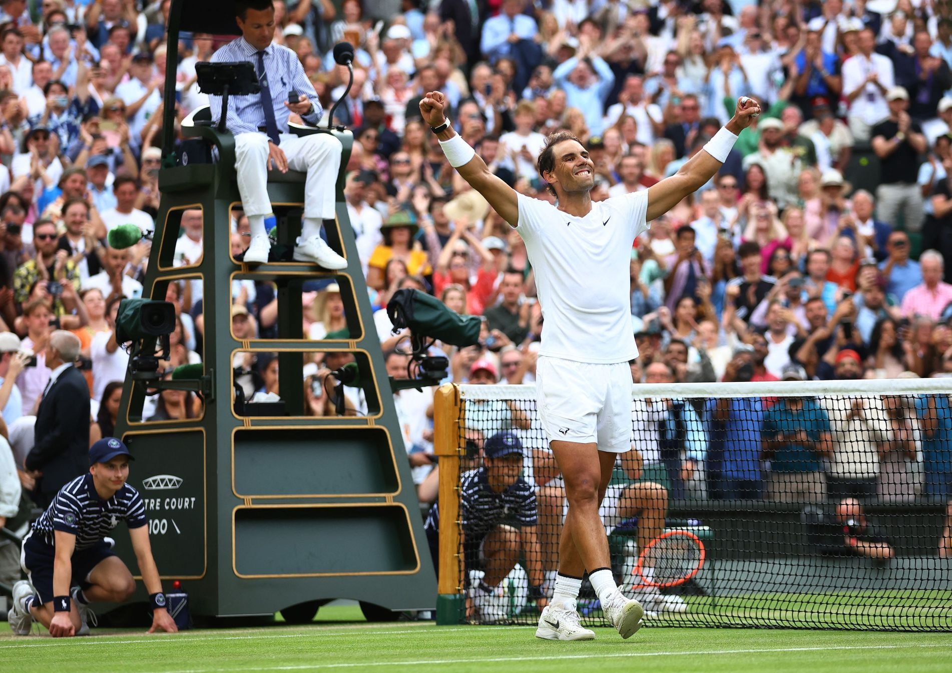 Wimbledon 2022, čtvrtfinále (Rafael Nadal)