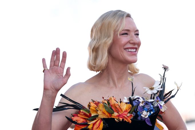 Cate Blanchett na Benátském filmovém festivalu.