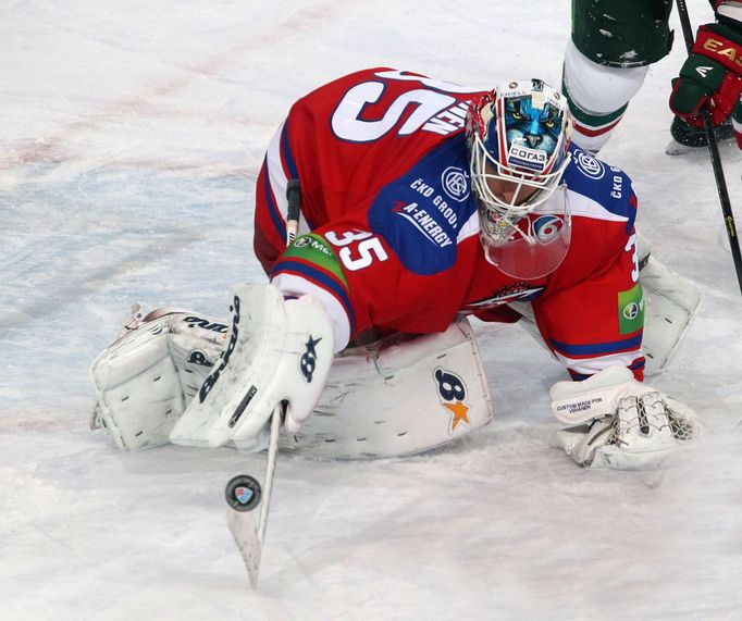 Hokej, KHL, Lev Praha - Kazaň: Petri Vehanen