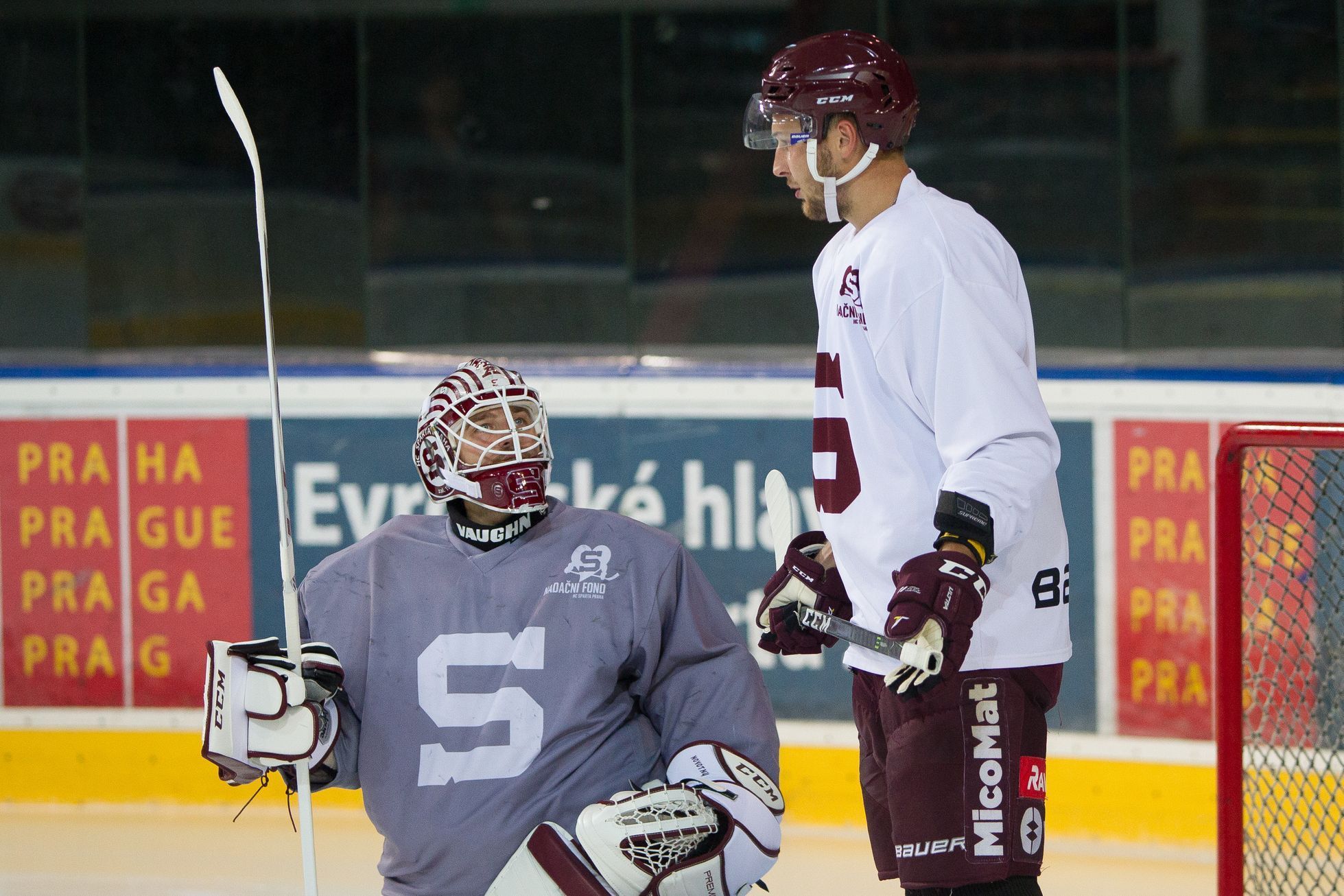 První trénink HC Sparta před sezonou 2016-17