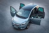 Malé MPV Meriva disponuje podle Opelu zavazadlovým prostorem o objemu 400 litrů. Nejnižší cena auta je 271 900 korun.