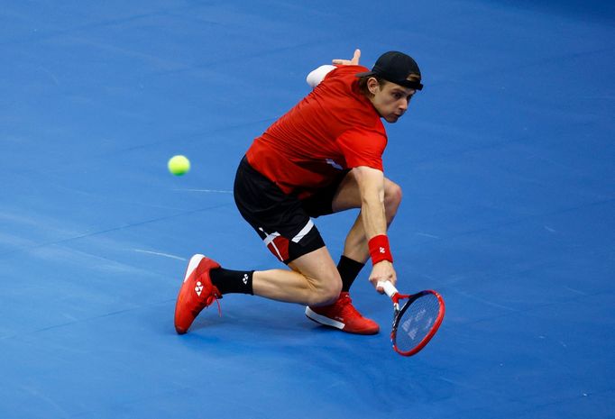 Zizou Bergs - Cristian Garín (Belgie - Chile, Davisův pohár)