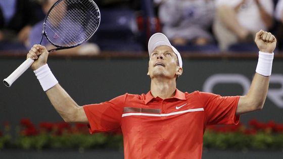 FOTO Roddick se vztekal, na Berdycha v Indian Wells nestačil